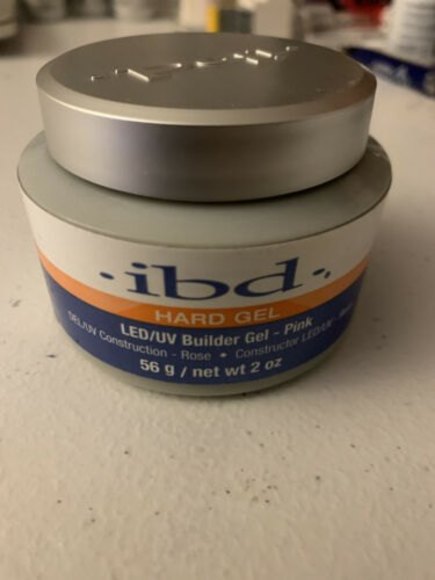 BRAND NEW IBD LED/UV Builder Gel Pink - 2 oz (56832) Nail Hard Gel FAST SHIPPING - Picture 1 of 4